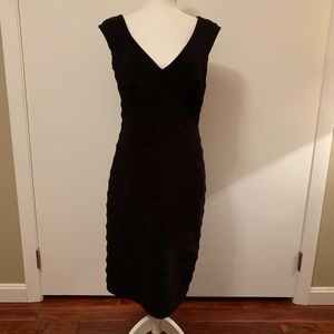 JS Collection Black cocktail dress.